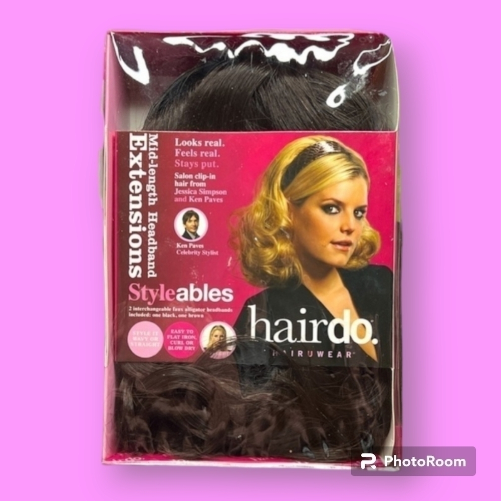 Dark Chocolate/Medium Brown Hairdo Mid-Length Headband Extensions